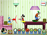 Mickey and Friends in pillow fight jtk
